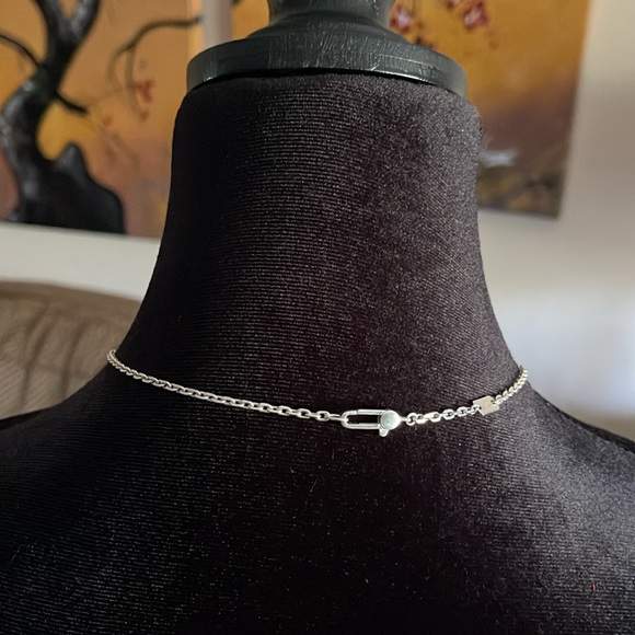 Authentic GUCCI Sterling 925 Charm 17”Necklace - Picture 8 of 13